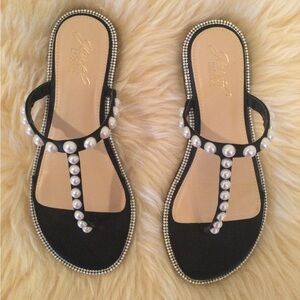 Badgley Mischka Jewel Grant Black Satin